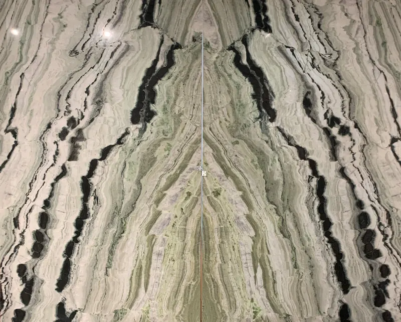 Green Wave Onyx translucent thin stone panel
