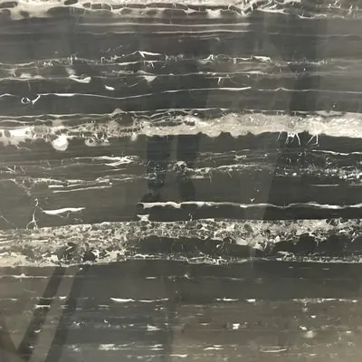 Nero Antico Marble translucent thin stone panel