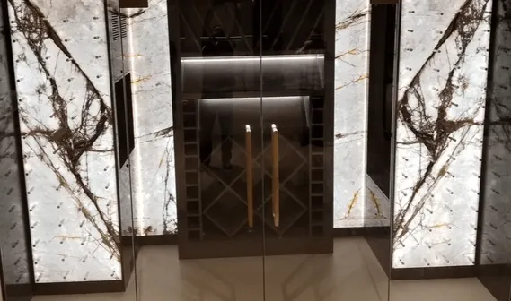Zulio Wine Cellar Backlit — Wine Cellars