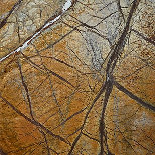 Rainforest Brown Marble translucent thin stone panel
